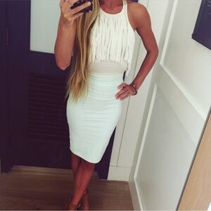 Bebe Mint Pencil Skirt